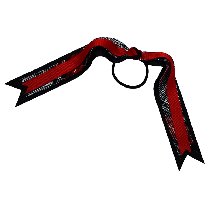 Streamer Hair Bow|244 – Creighton Plaid
