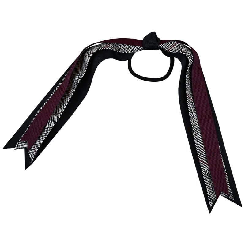 Streamer Hair Bow|319 – Hanover Plaid