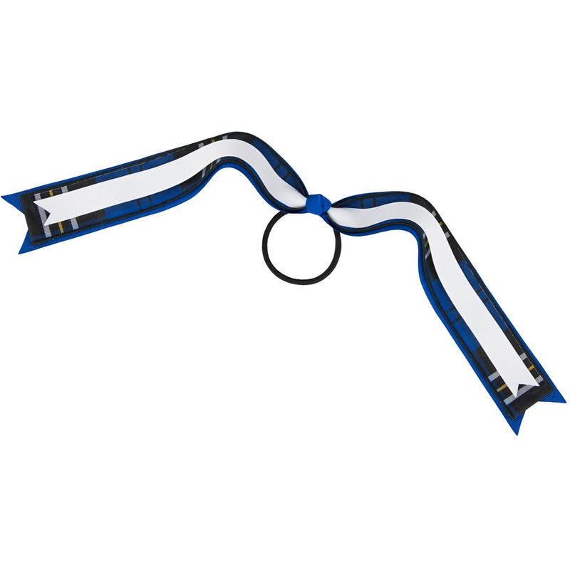 Streamer Hair Bow|320 – Harris Plaid