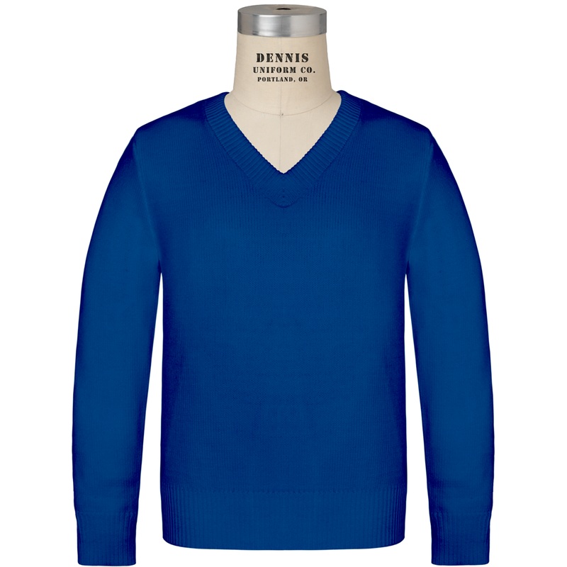 V-Neck Pullover Sweater|129 – Mayfair Blue|Toddler – Y2XS Toddler 3-4 – Youth 2XS|Youth – YXS Youth Size 5-6|Youth – YS Youth Size 7-8|Youth – YM Youth Size 10|Youth – YL Youth Size 12|Youth – YXL Youth Size 14-16|Adult Unisex – AS Adult|Adult Unisex – AM