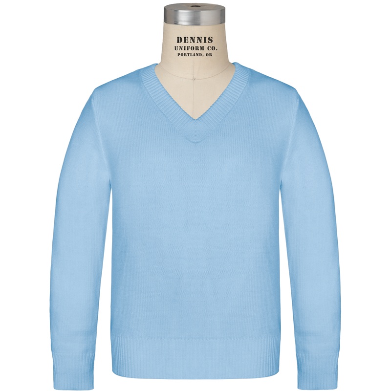 V-Neck Pullover Sweater|131 – Powder Blue|Toddler – Y2XS Toddler 3-4 – Youth 2XS|Youth – YXS Youth Size 5-6|Youth – YS Youth Size 7-8|Youth – YM Youth Size 10|Youth – YL Youth Size 12|Youth – YXL Youth Size 14-16|Adult Unisex – AS Adult|Adult Unisex – AM