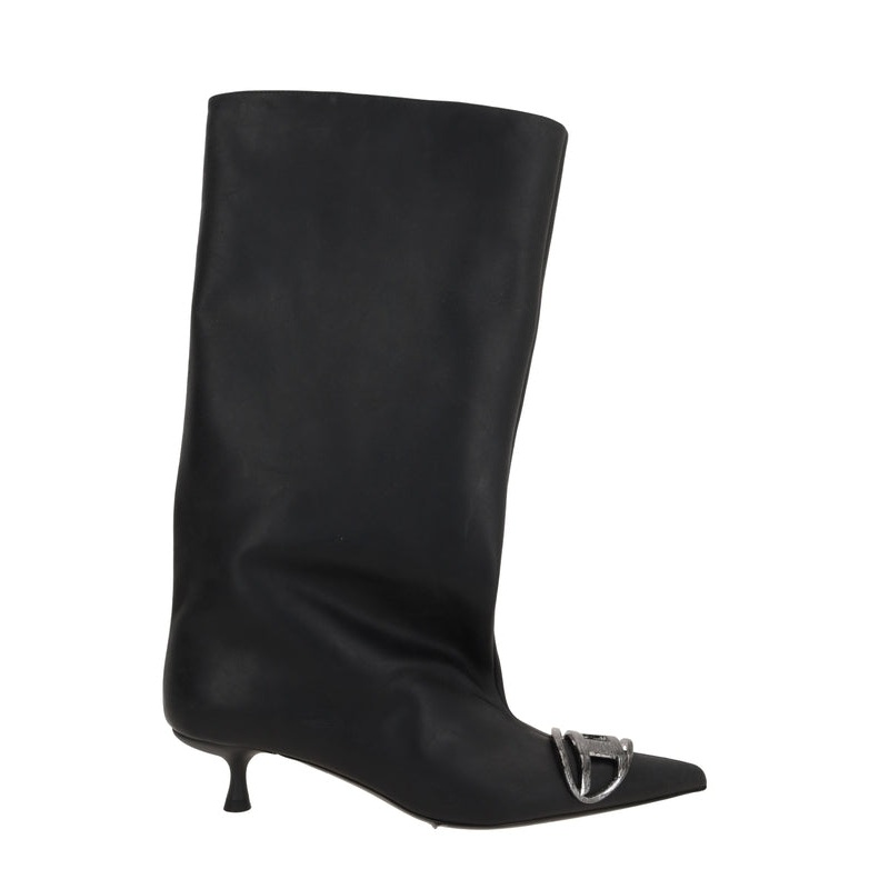 Diesel Black Middle Boots|36|37|38|39
