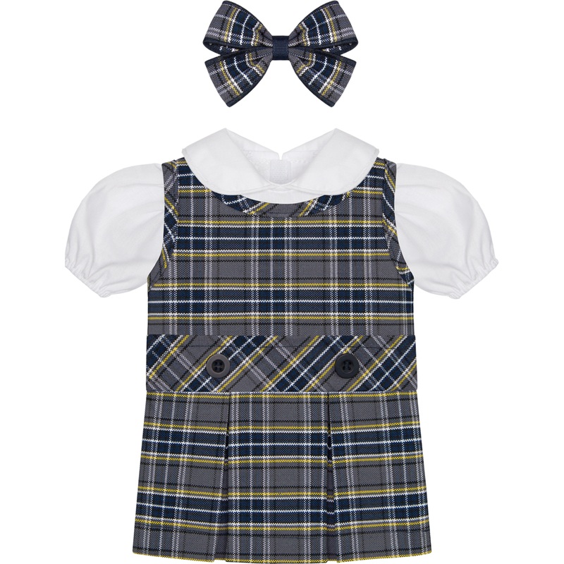 Jumper Dress Doll Outfit|410 – LL Plaid