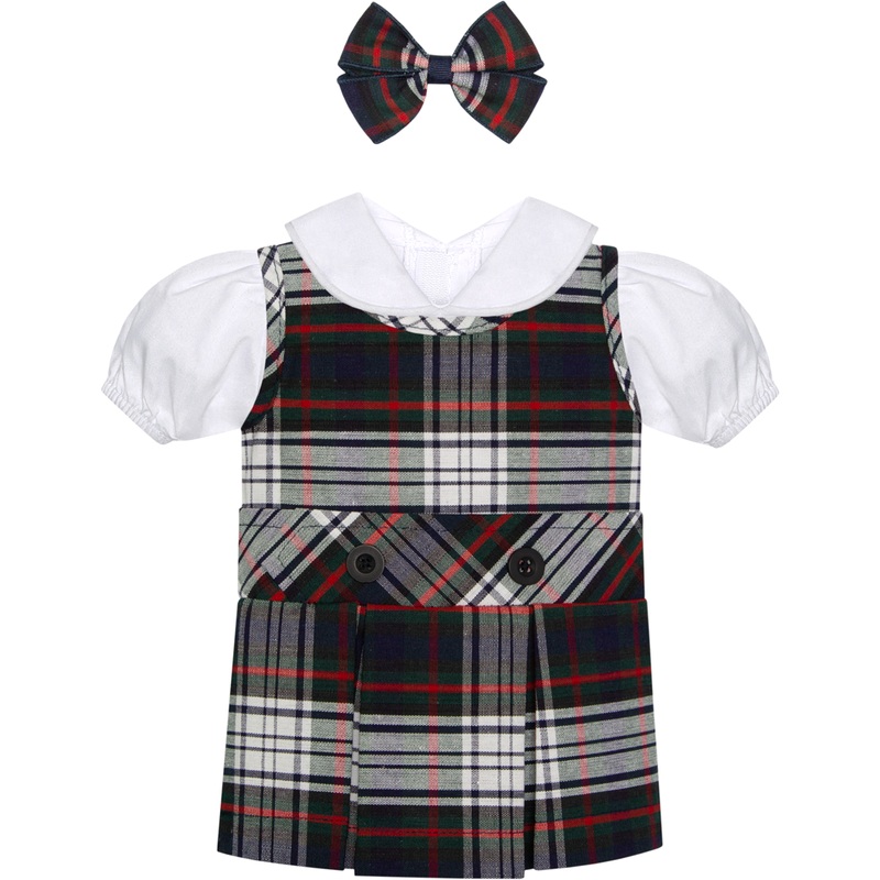 Jumper Dress Doll Outfit|415 – Lloyd Plaid