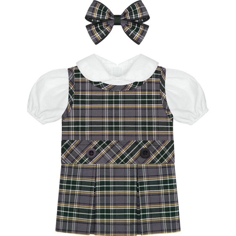 Jumper Dress Doll Outfit|515 – NN Plaid