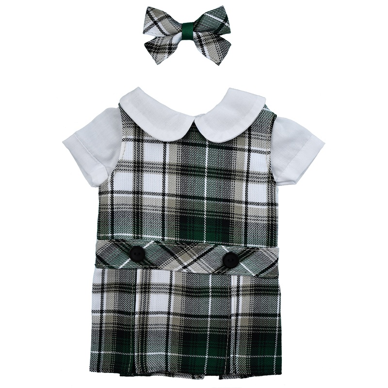 Jumper Dress Doll Outfit|530 – Patrick Plaid