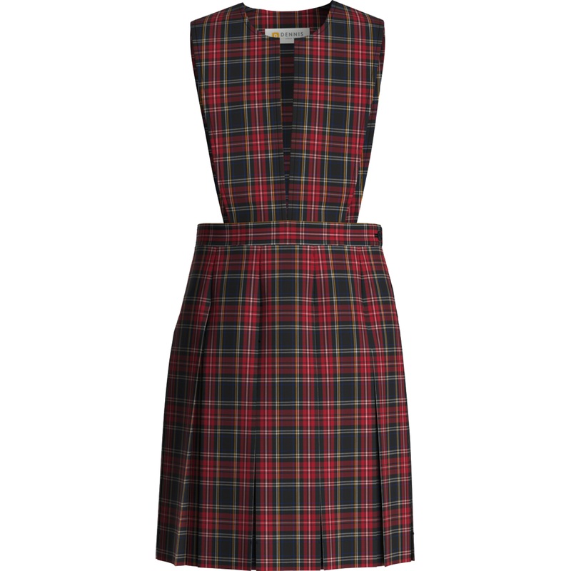 Scoop Neck Split Front Jumper|420 – Macbeth Plaid|Toddler – G2 Girls  Size 2|Youth – G3 Girls  Size 3|Youth – G4 Girls  Size 4|Youth – G5 Girls  Size 5|Youth – G6 Girls  Size 6|Youth – G7 Girls  Size 7|Youth – G8 Girls  Size 8|Youth – G10 Girls  Size 10|Y