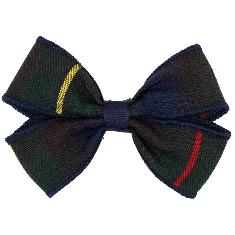 Alligator Clip Hair Bow|191 – Bradley Plaid