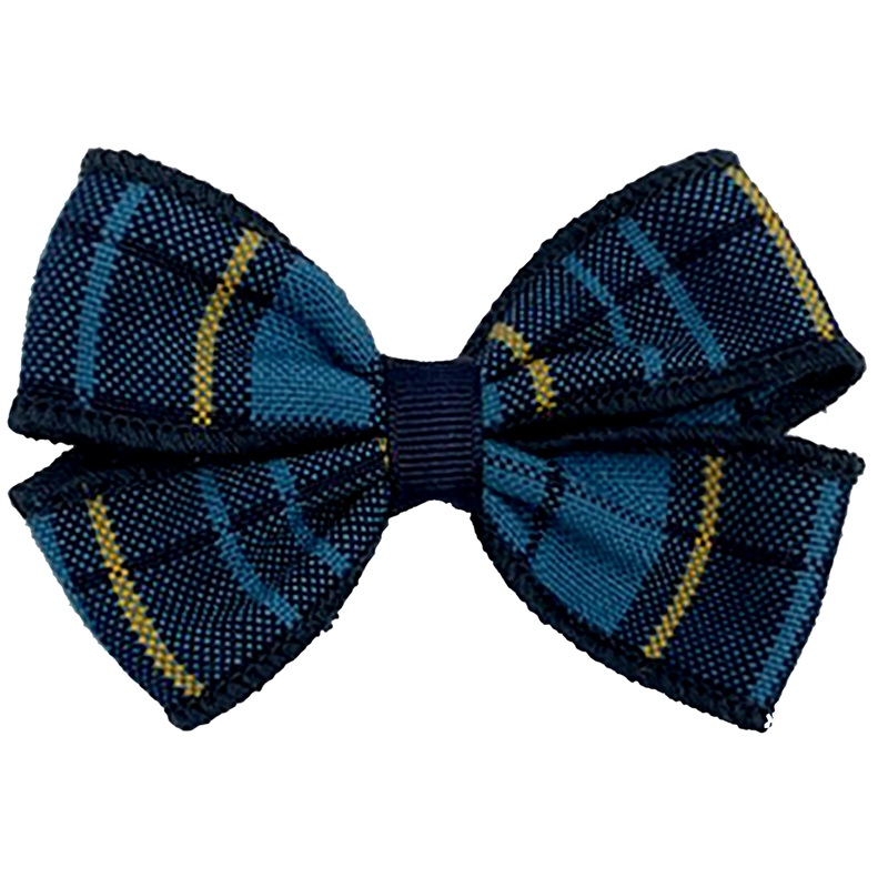 Alligator Clip Hair Bow|209 – 02C Plaid
