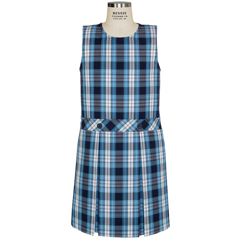 Drop Waist Pleated Jumper|545 – RR Plaid|Youth – G3 Girls  Size 3|Youth – G4 Girls  Size 4|Youth – G5 Girls  Size 5|Youth – G6 Girls  Size 6|Youth – G6X Girls  Size 6X|Youth – G7 Girls  Size 7|Youth – G8 Girls  Size 8|Youth – G10 Girls  Size 10|Youth – G1