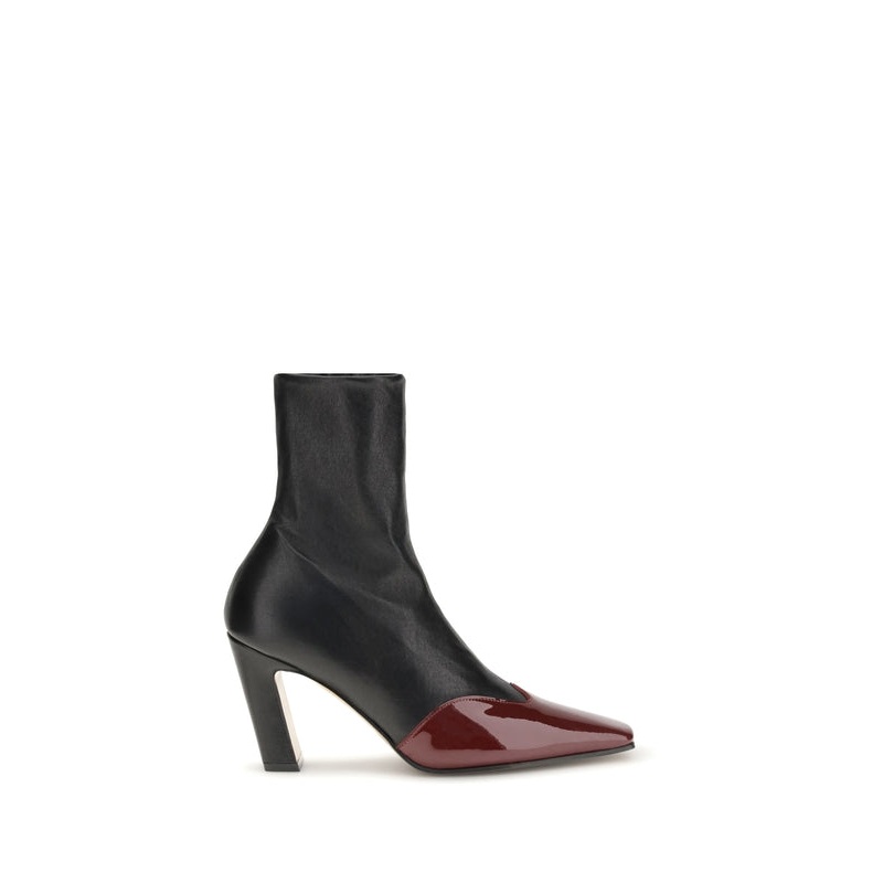 Khaite Black Ankle Boots|IT 41