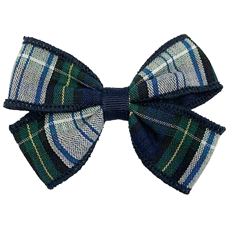 Alligator Clip Hair Bow|182 – Belmont Plaid