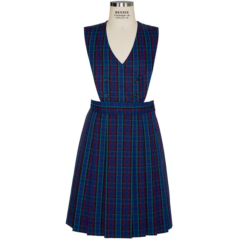 Double-Breasted Box Pleat Jumper