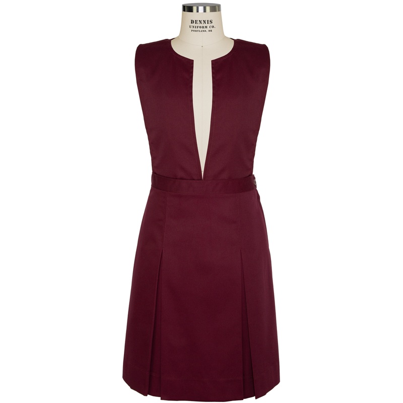 Split Front Pleated Jumper|128 – Burgundy|Youth – G3 Girls  Size 3|Youth – G4 Girls  Size 4|Youth – G5 Girls  Size 5|Youth – G6 Girls  Size 6|Youth – G6X Girls  Size 6X|Youth – G7 Girls  Size 7|Youth – G8 Girls  Size 8|Youth – G10 Girls  Size 10|Youth – G