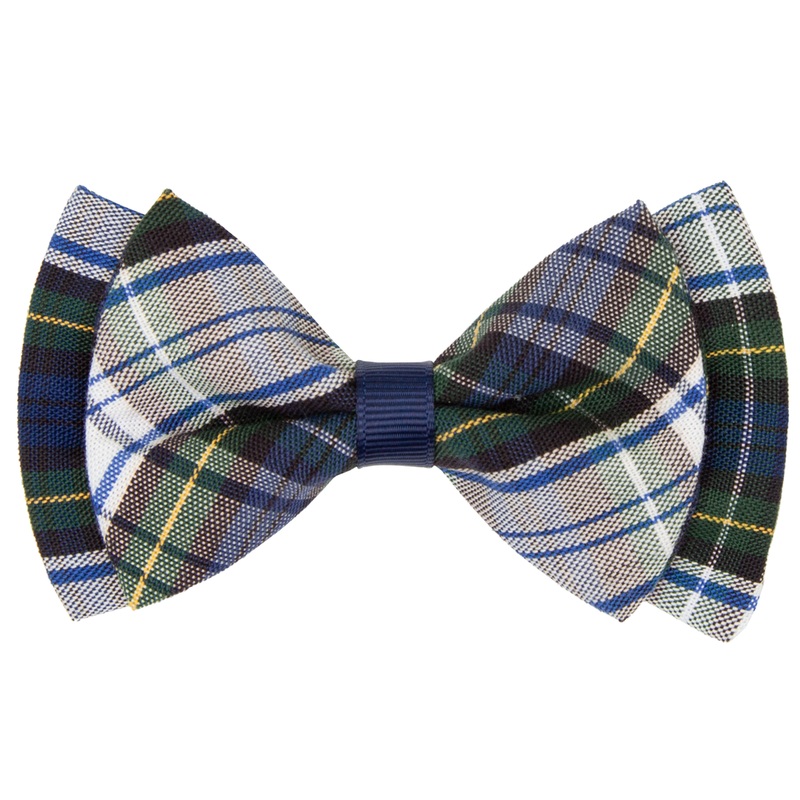 Bowtie Style Hair Bow|182 – Belmont Plaid