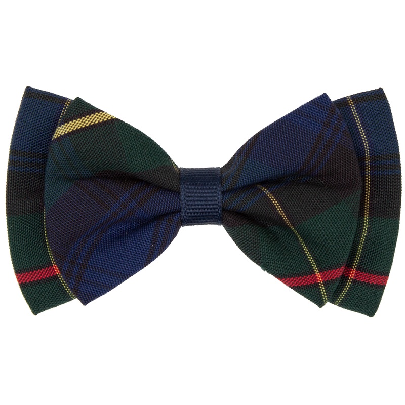 Bowtie Style Hair Bow|191 – Bradley Plaid
