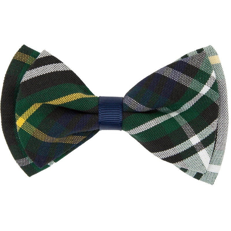 Bowtie Style Hair Bow|220 – Carden Plaid