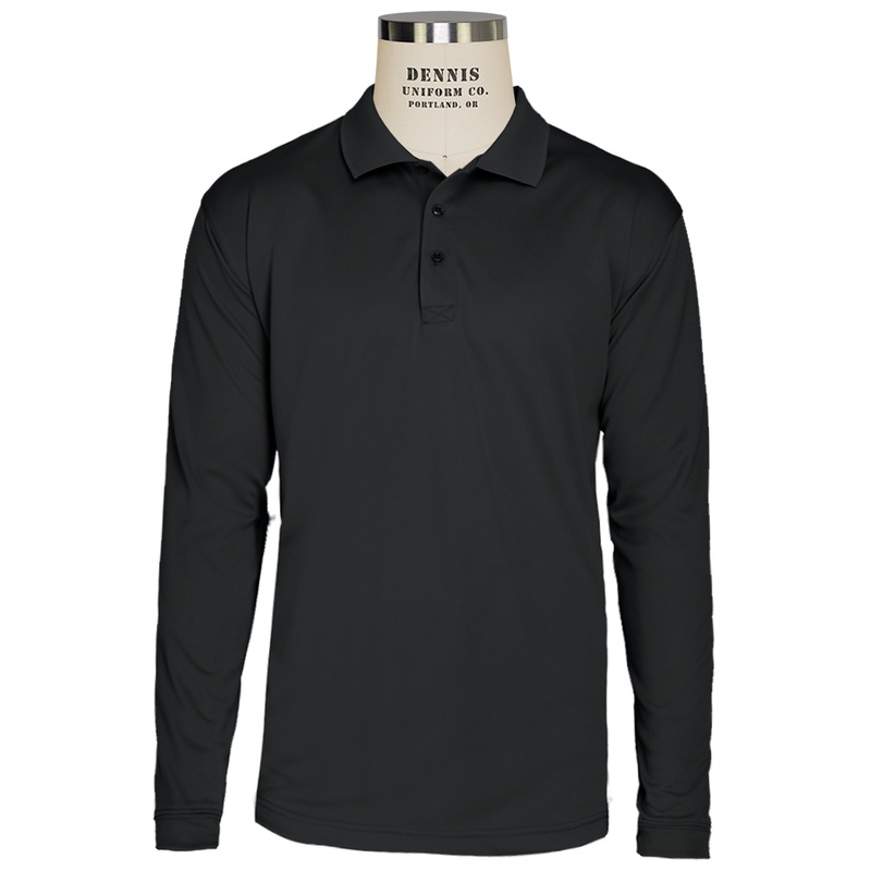 Long Sleeve Performance Polo|007 – Black|Adult Unisex – AS Adult|Adult Unisex – AM Adult|Adult Unisex – AL Adult|Adult Unisex – AXL Adult|Adult Unisex – A2XL Adult|EZU