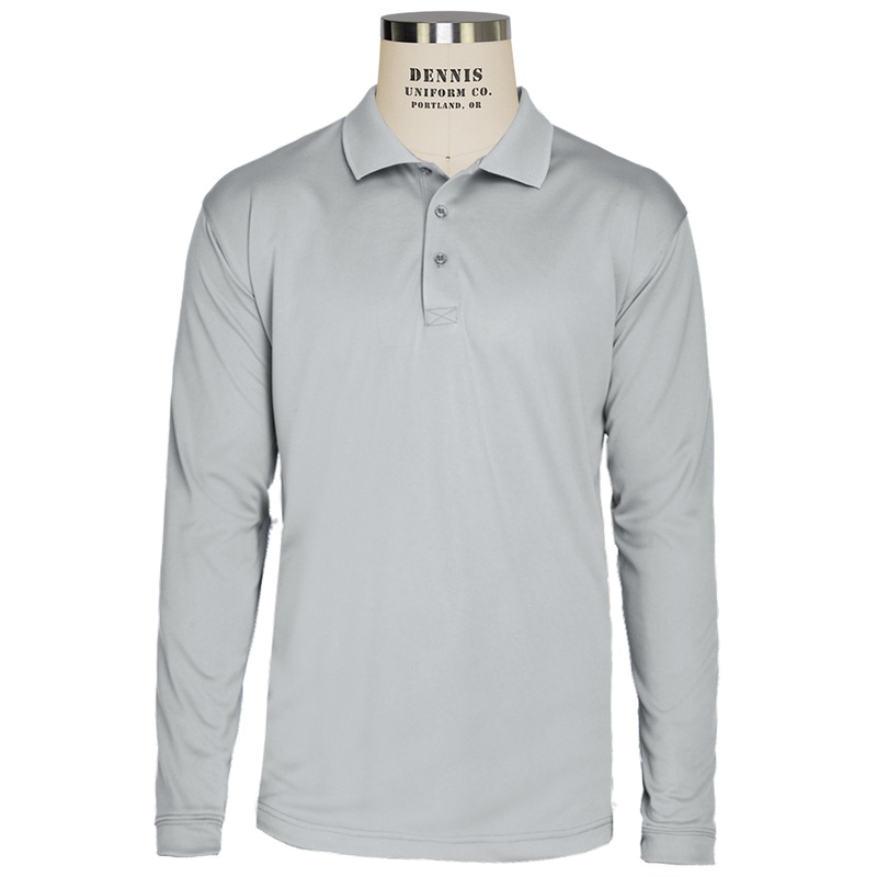 Long Sleeve Performance Polo|041 – Grey|Adult Unisex – AS Adult|Adult Unisex – AM Adult|Adult Unisex – AL Adult|Adult Unisex – AXL Adult|Adult Unisex – A2XL Adult|EYU
