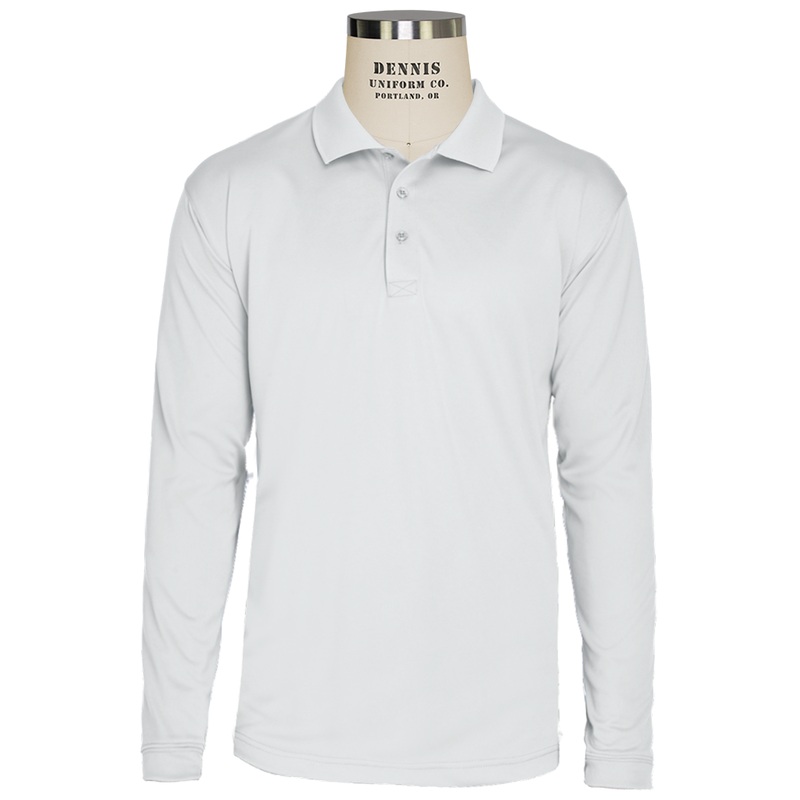 Long Sleeve Performance Polo|119 – White|Adult Unisex – AS Adult|Adult Unisex – AM Adult|Adult Unisex – AL Adult|Adult Unisex – AXL Adult|Adult Unisex – A2XL Adult|EYU