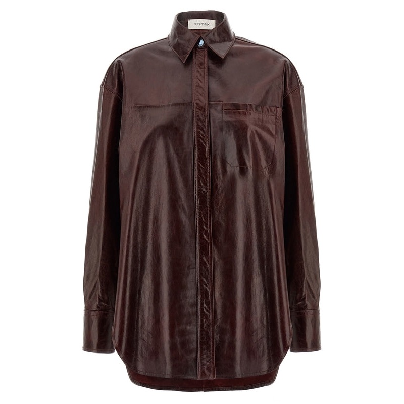 Sportmax Burgundy Shirts & Blouses