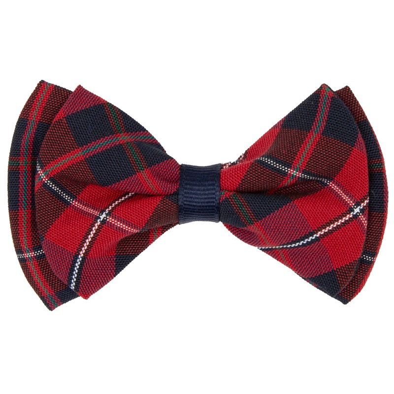 Bowtie Style Hair Bow|486 – 65 Plaid