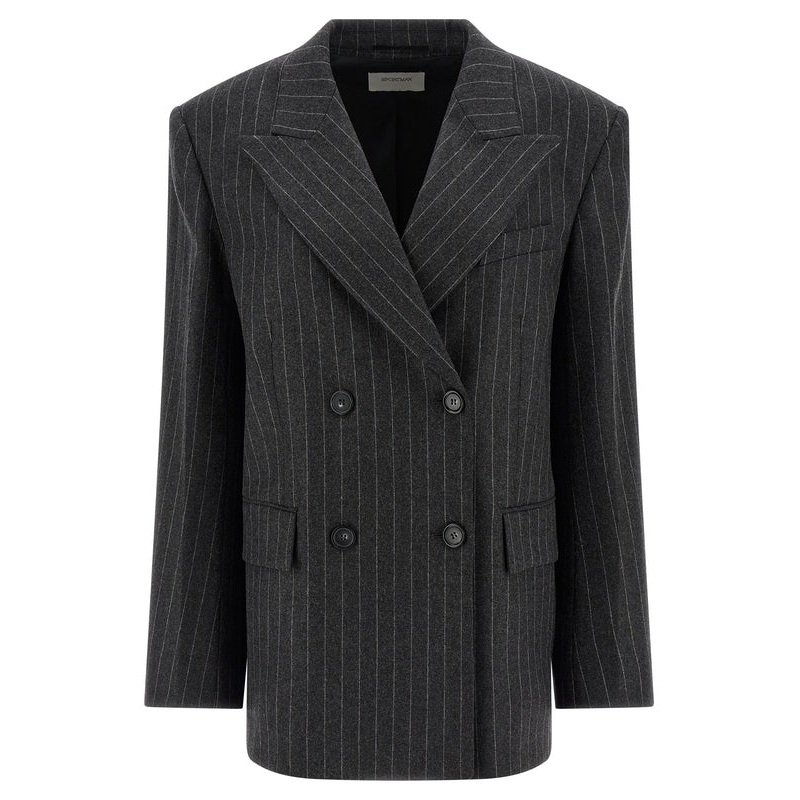 Sportmax Grey Tailored Jackets
