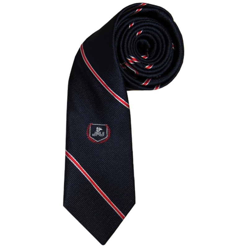 Traditional Necktie|187 – Navy with Red-White|Size Range – 50|Size Range – 56