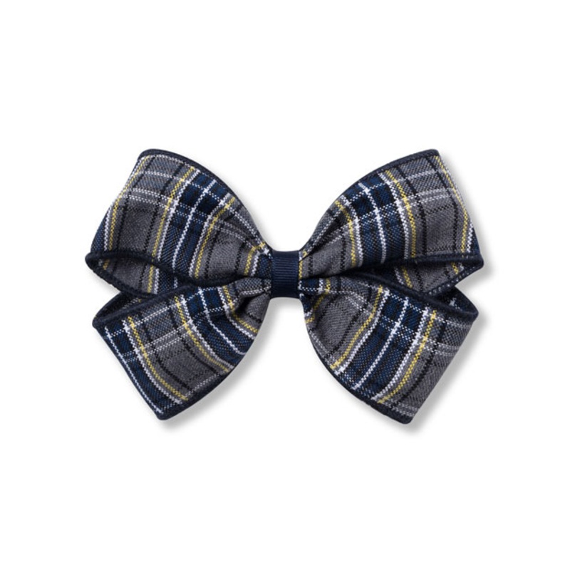 Barrette Clip Hairbow|410 – LL Plaid