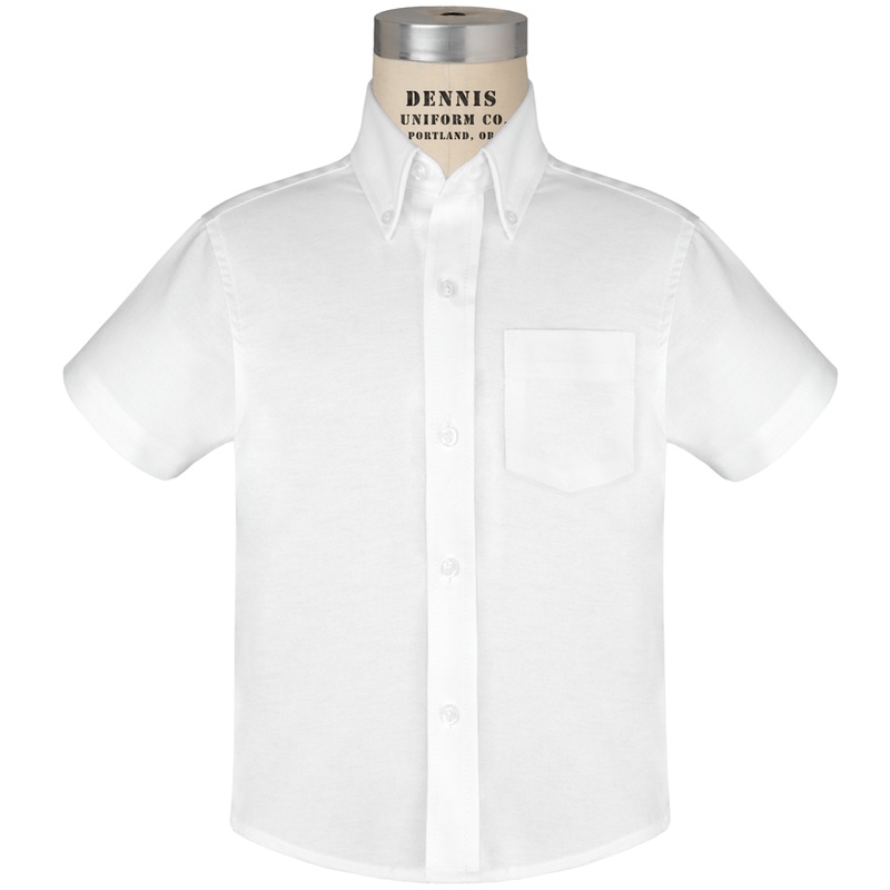 Short Sleeve Oxford Shirt|119 – White|Size Range – 4|Size Range – 5|Size Range – 6|Size Range – 7|Size Range – 8|Size Range – 10|Size Range – 12|Size Range – 14|Size Range – 16|Size Range – 18|Size Range – 20|Adult Unisex – AS Adult|Adult Unisex – AM Adul