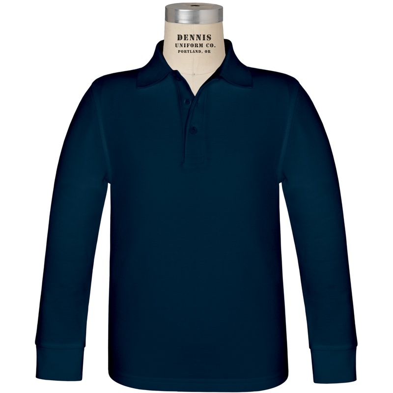 Long Sleeve Piqu Polo|067 – Navy|Toddler – TD2 Toddler 2 – Youth 3XS|Toddler – TD3 Toddler 3 Youth 2XS|Toddler – TD4 Toddler 4|Youth – YXS Youth Size 5-6|Youth – YS Youth Size 7-8|Youth – YM Youth Size 10|Youth – YL Youth Size 12|Youth – YXL Youth Size