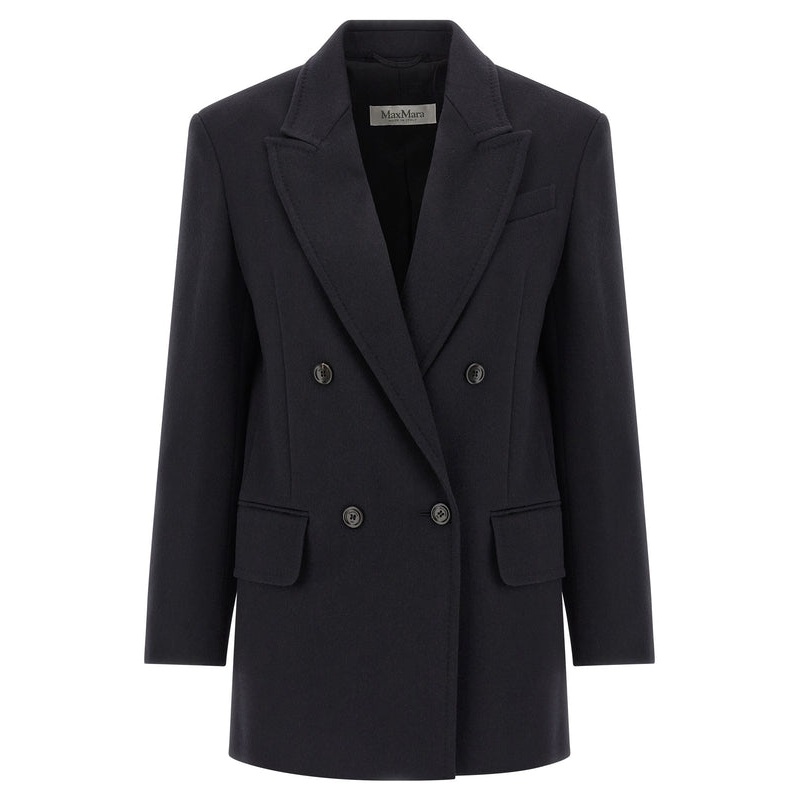 Max Mara Navy Tailored Jackets