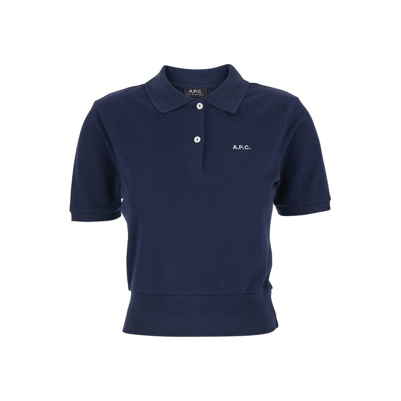 A.P.C. Navy Polo Shirts|M|S