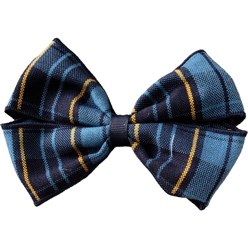 Clip Hair Bow|522 – Palisades Plaid