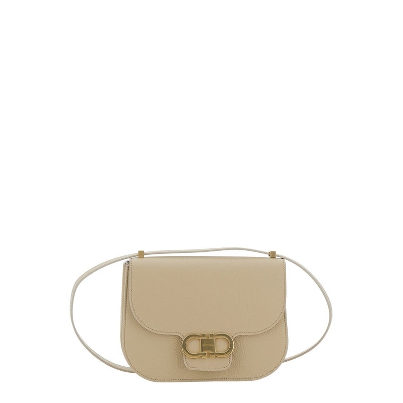 Ferragamo Beige Crossbody & Shoulder Bags