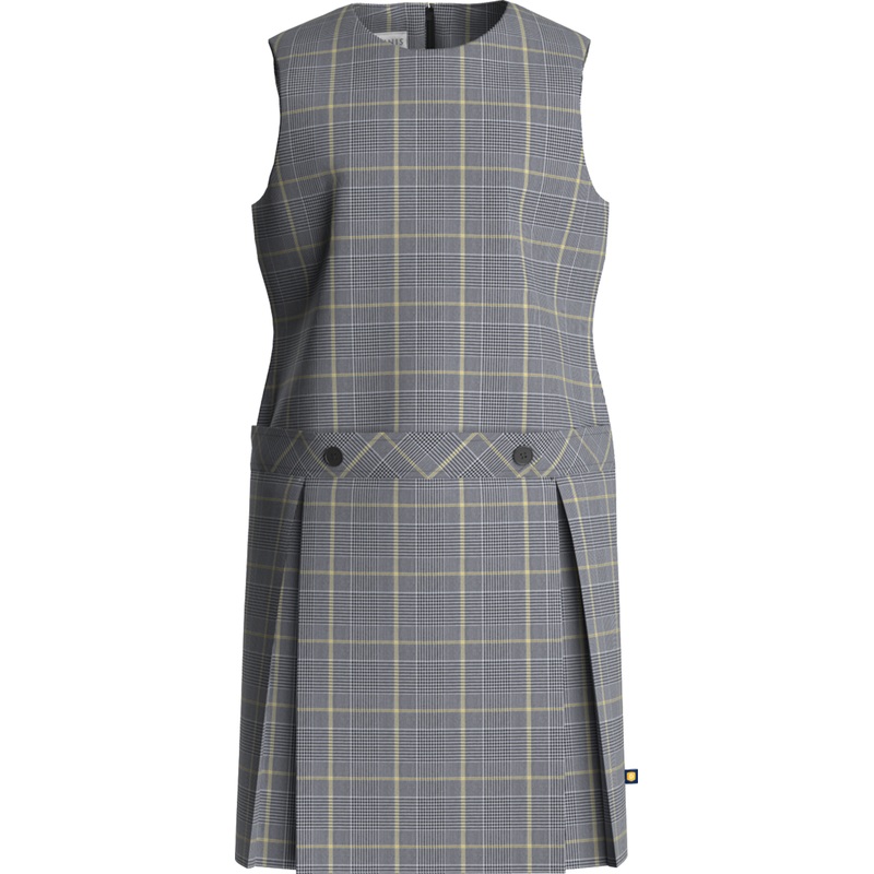 Jewel Neck Drop Waist Jumper|626 – Fairway Plaid|Youth – G3 Girls  Size 3|Youth – G4 Girls  Size 4|Youth – G5 Girls  Size 5|Youth – G6 Girls  Size 6|Youth – G7 Girls  Size 7|Youth – G8 Girls  Size 8|Youth – G10 Girls  Size 10|Youth – G12 Girls  Size 12|Yo