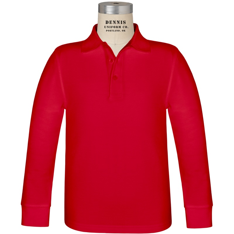 Long Sleeve Piqu Polo|095 – Red|Toddler – TD3 Toddler 3 Youth 2XS|Youth – YXS Youth Size 5-6|Youth – YS Youth Size 7-8|Youth – YM Youth Size 10|Youth – YL Youth Size 12|Youth – YXL Youth Size 14-16|Adult Unisex – AS Adult|Adult Unisex – AM Adult|Adult U