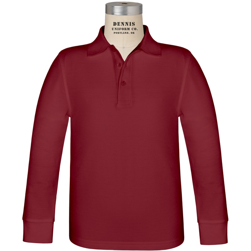 Long Sleeve Piqu Polo|125 – Cardinal|Toddler – TD2 Toddler 2 – Youth 3XS|Toddler – TD3 Toddler 3 Youth 2XS|Toddler – TD4 Toddler 4|Youth – YXS Youth Size 5-6|Youth – YS Youth Size 7-8|Youth – YM Youth Size 10|Youth – YL Youth Size 12|Youth – YXL Youth S