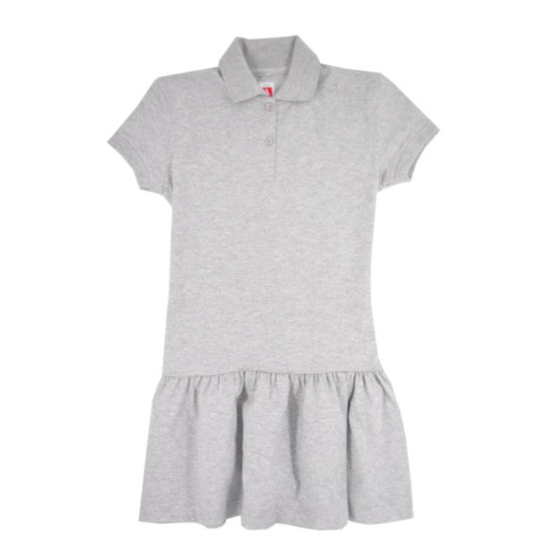 Short Sleeve Tennis Dress|041 – Grey|Toddler – Y3XS Toddler 2 – Youth 3XS|Toddler – Y2XS Toddler 3-4 – Youth 2XS|Youth – YXS Youth Size 5-6|Youth – YS Youth Size 7-8|Youth – YM Youth Size 10|Youth – YL Youth Size 12|Youth – YXL Youth Size 14-16|I9J