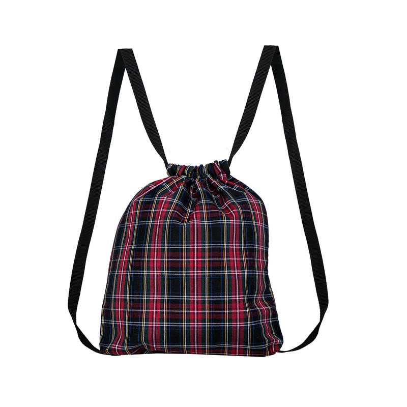 Drawstring Cinchpack|420 – Macbeth Plaid