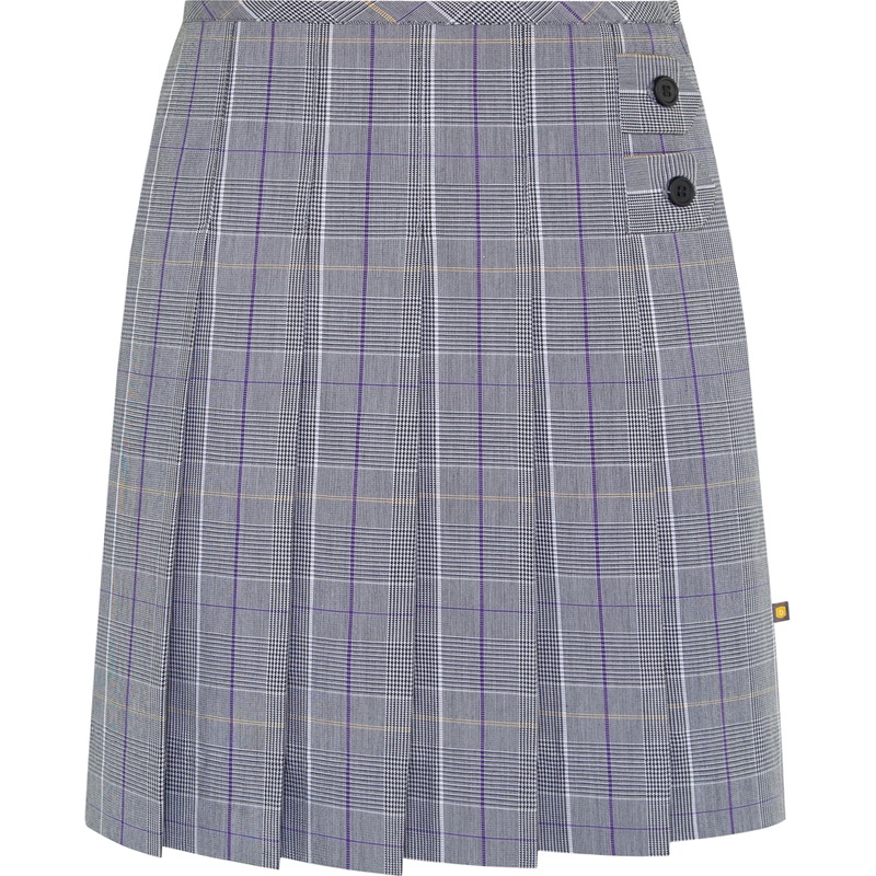 Double Tab Stitched-Down Skirt