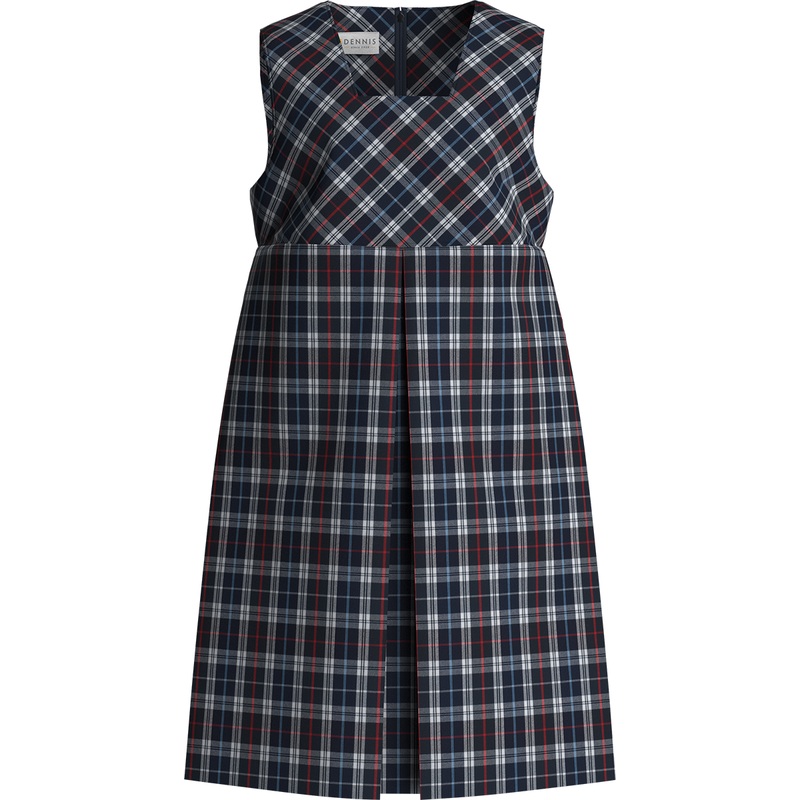 Empire Waist Jumper|044 – Wallingford-20 Plaid|Youth – G3 Girls  Size 3|Youth – G4 Girls  Size 4|Youth – G5 Girls  Size 5|Youth – G6 Girls  Size 6|Youth – G7 Girls  Size 7|Youth – G8 Girls  Size 8|Youth – G10 Girls  Size 10|Youth – G12 Girls  Size 12|Yout