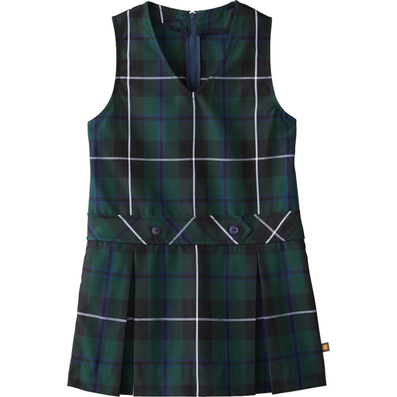 V-Neck Drop Waist Jumper|245 – Columbia Plaid|Toddler – G2 Girls  Size 2|Youth – G3 Girls  Size 3|Youth – G4 Girls  Size 4|Youth – G5 Girls  Size 5|Youth – G6 Girls  Size 6|Youth – G7 Girls  Size 7|Youth – G8 Girls  Size 8|Youth – G10 Girls  Size 10|Youth