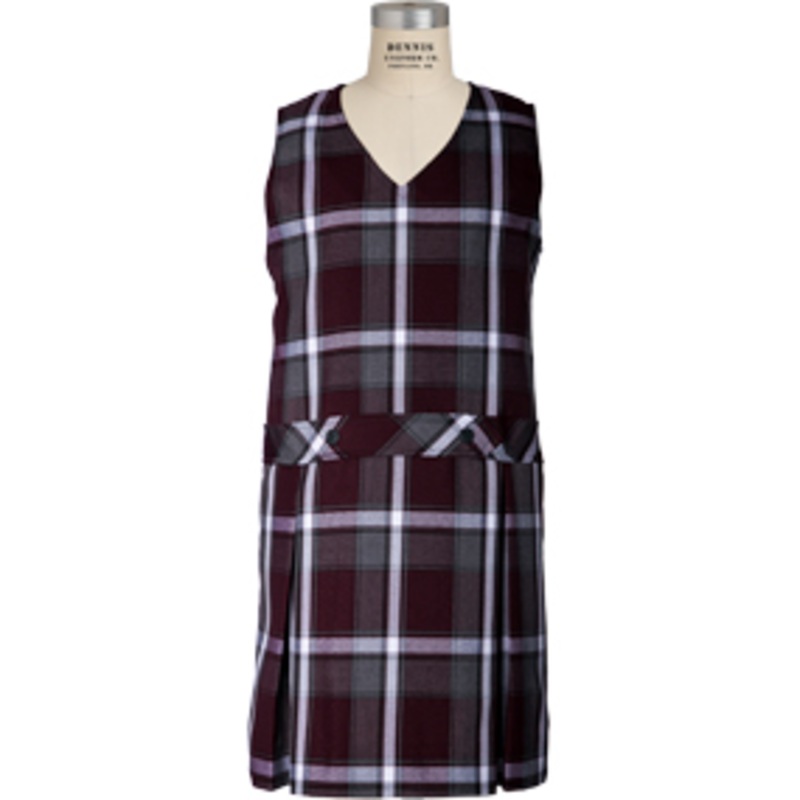 V-Neck Drop Waist Jumper|256 – Devlin Plaid|Toddler – G2 Girls  Size 2|Youth – G3 Girls  Size 3|Youth – G4 Girls  Size 4|Youth – G5 Girls  Size 5|Youth – G6 Girls  Size 6|Youth – G7 Girls  Size 7|Youth – G8 Girls  Size 8|Youth – G10 Girls  Size 10|Youth –