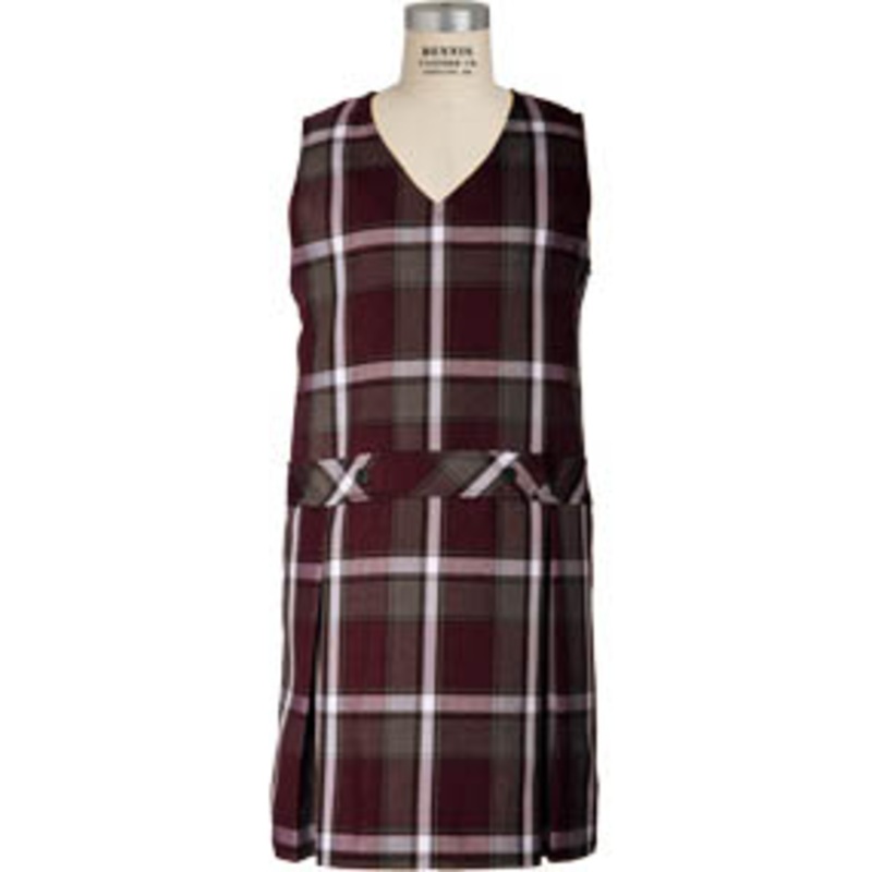 V-Neck Drop Waist Jumper|330 – James Plaid|Youth – G3 Girls  Size 3|Youth – G4 Girls  Size 4|Youth – G5 Girls  Size 5|Youth – G6 Girls  Size 6|Youth – G7 Girls  Size 7|Youth – G8 Girls  Size 8|Youth – G10 Girls  Size 10|Youth – G12 Girls  Size 12|Youth –