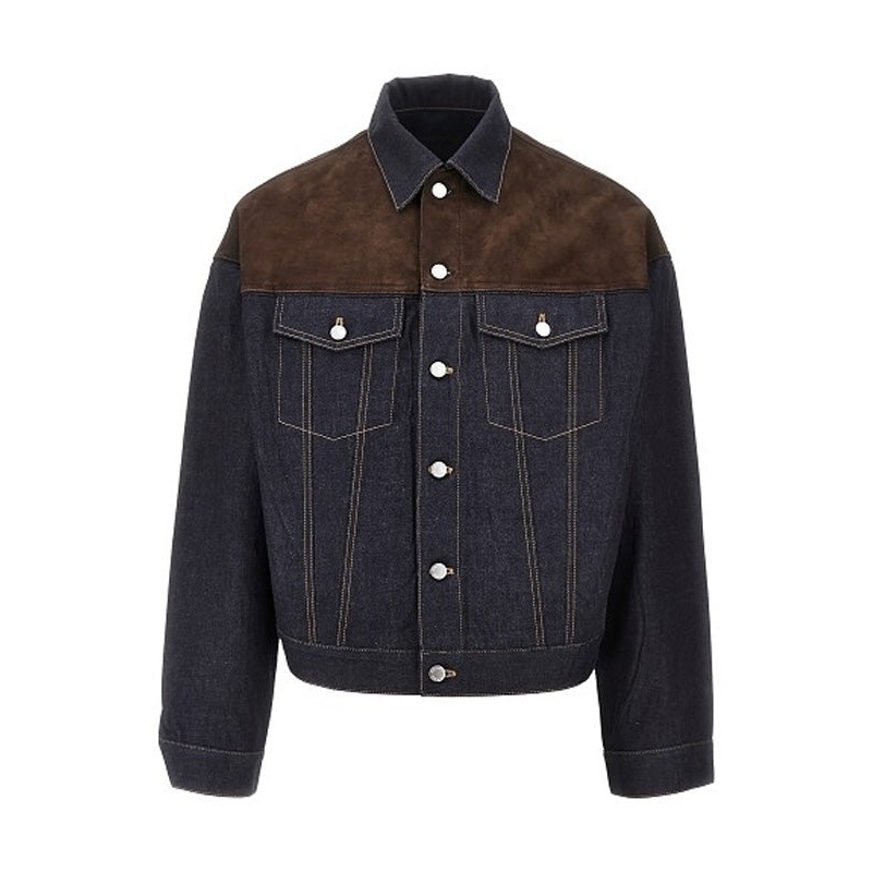 Back Logo-Tab Denim Jacket|L|M