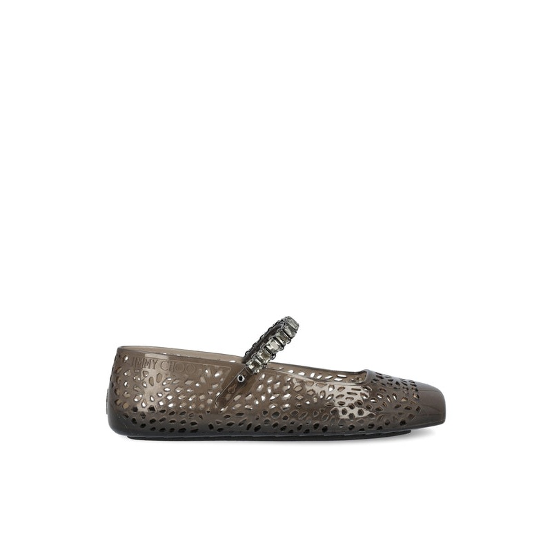 Jimmy Choo Black Flat Shoes|39