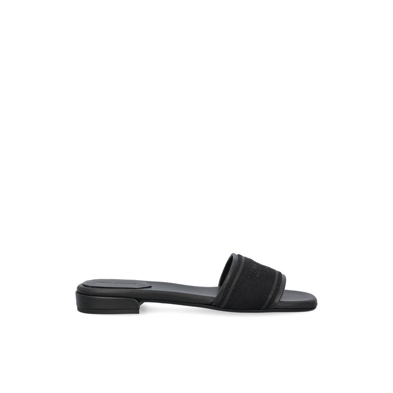 Jimmy Choo Black Slides|36|37|38