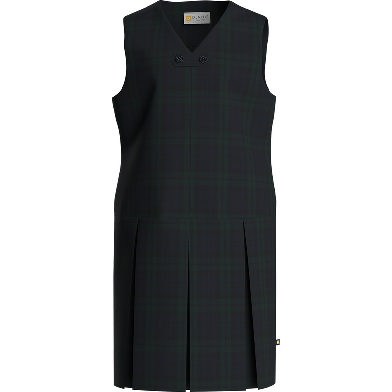 Zip-Front Jumper|185 – Blackwatch Plaid|Toddler – G2 Girls  Size 2|Youth – G3 Girls  Size 3|Youth – G4 Girls  Size 4|Youth – G5 Girls  Size 5|Youth – G6 Girls  Size 6|Youth – G7 Girls  Size 7|Youth – G8 Girls  Size 8|Youth – G10 Girls  Size 10|Youth – G12