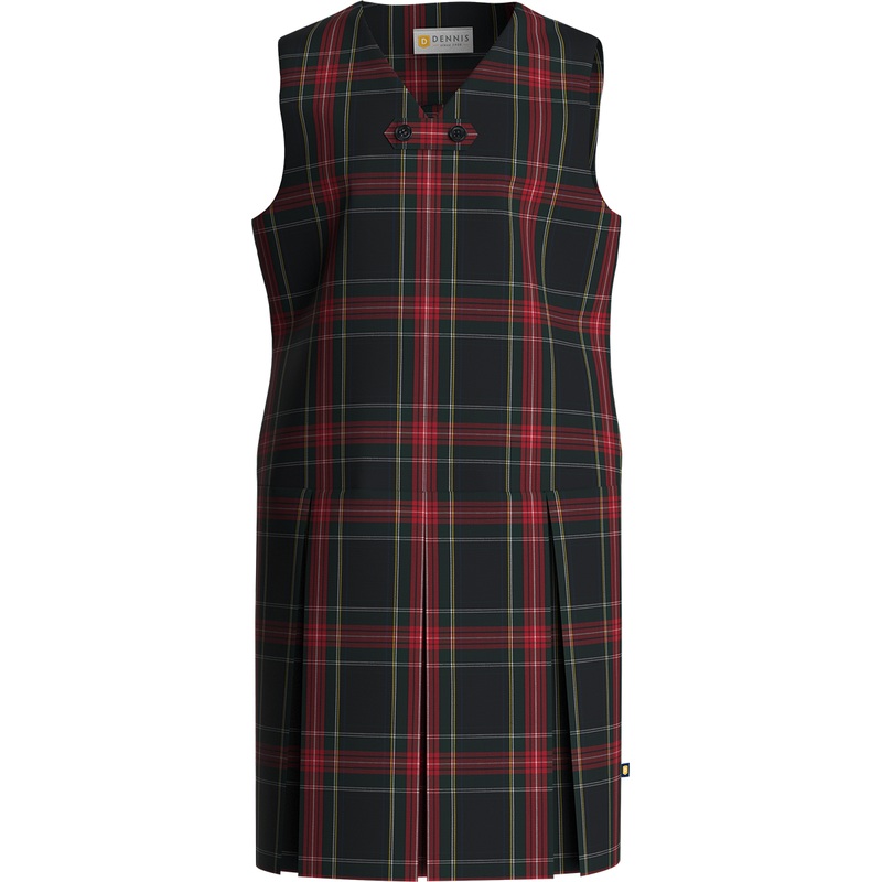 Zip-Front Jumper|575 – D Arcy Plaid|Toddler – G2 Girls  Size 2|Youth – G3 Girls  Size 3|Youth – G4 Girls  Size 4|Youth – G5 Girls  Size 5|Youth – G6 Girls  Size 6|Youth – G7 Girls  Size 7|Youth – G8 Girls  Size 8|Youth – G10 Girls  Size 10|Youth – G12 Gir